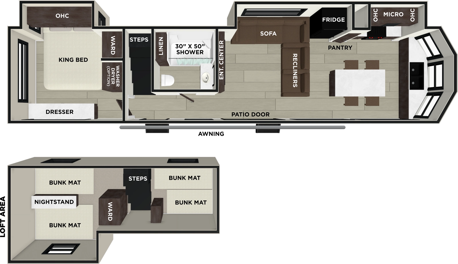 Wildwood Lodge 40FKP Floorplan